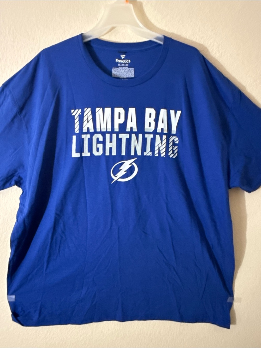 Tampa Bay Lightning Champion Primary Logo Jersey T-Shirt - Blue - Size 3XL- NWOT - Picture 9 of 12
